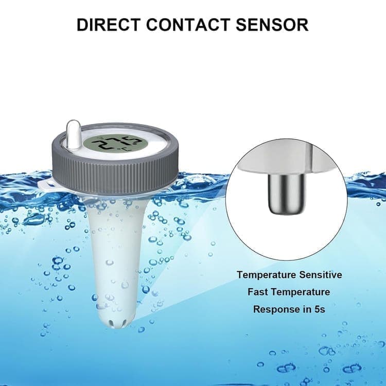 Floating Pool Thermometer Wireless with LED Display IPX8 Water Resistant, for Pool and Spa - Image 4
