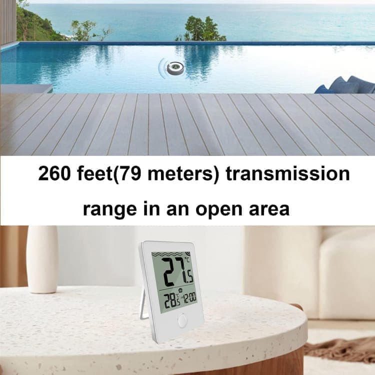 Floating Pool Thermometer Wireless with LED Display IPX8 Water Resistant, for Pool and Spa - Image 7
