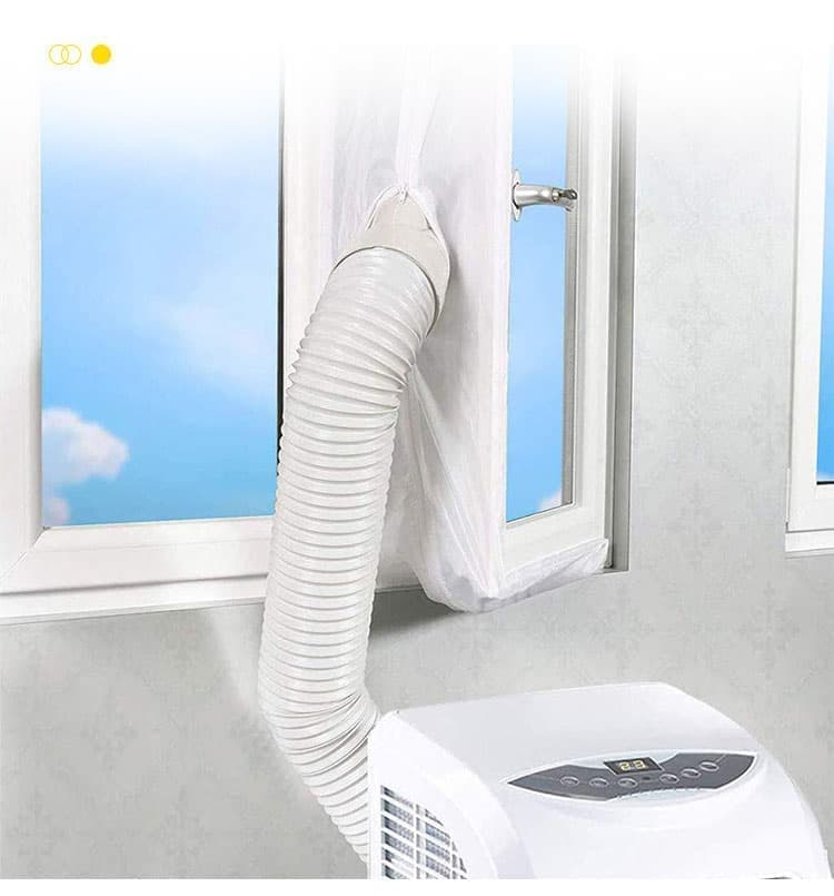 Window Seal for Portable AC, 500 x 38cm, Sealing Cloth with Zipper and Tape, Compatible with All Mobile Air Conditioners - Image 6