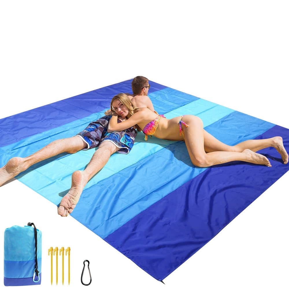 Waterproof Sand-Free Beach Blanket, 210x200 cm, Ultra-Light Portable for Beach Picnics and Camping - Image 1