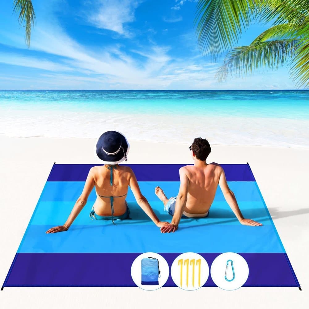 Waterproof Sand-Free Beach Blanket, 210x200 cm, Ultra-Light Portable for Beach Picnics and Camping - Image 3
