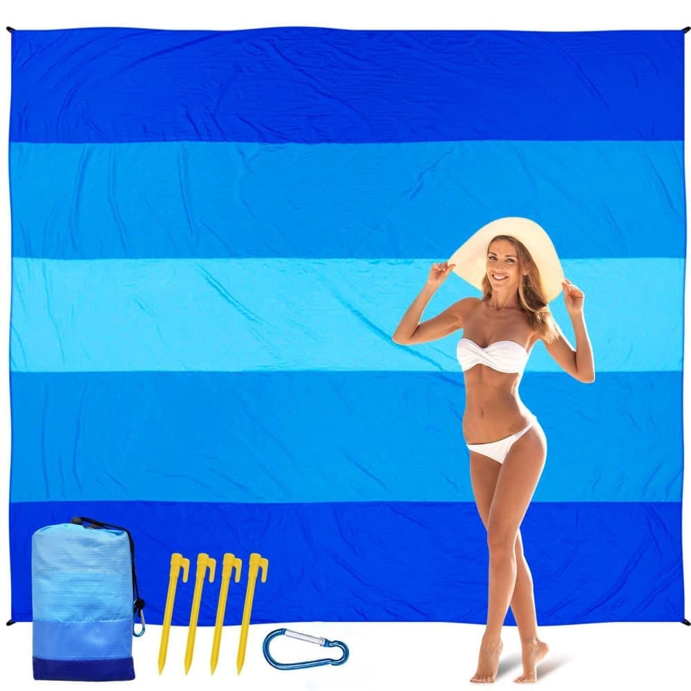 Waterproof Sand-Free Beach Blanket, 210x200 cm, Ultra-Light Portable for Beach Picnics and Camping - Image 4