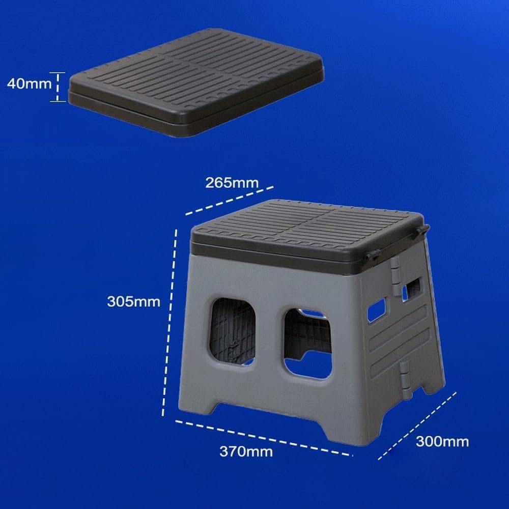 Portable Camping Toilet Foldable with Lid, 150 kg Load Capacity, for Road Trips and Camping Indoors Outdoors - Image 4