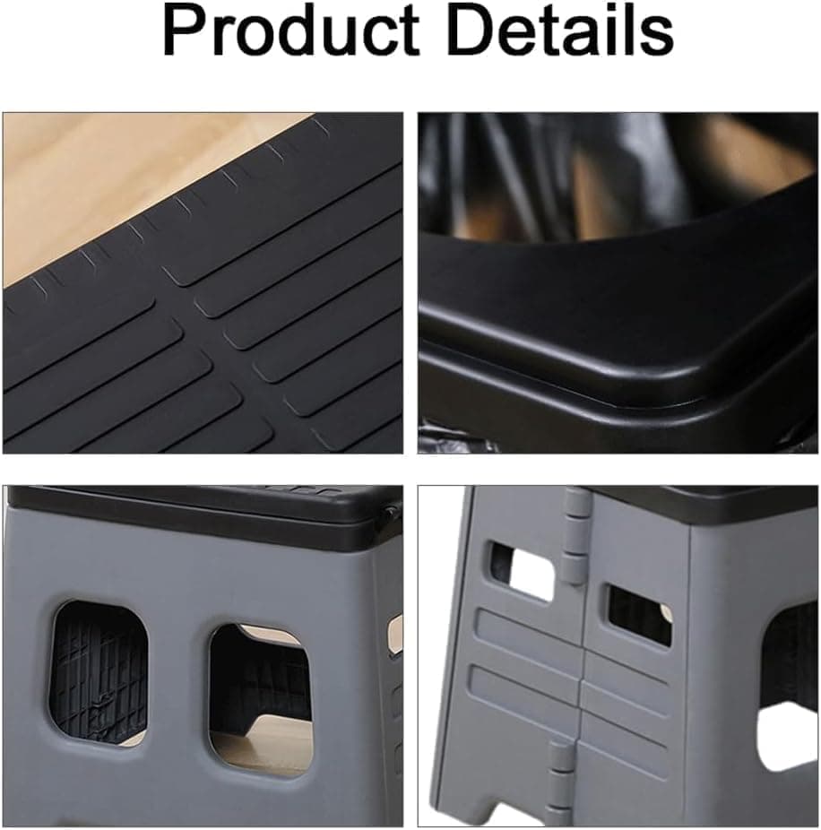 Portable Camping Toilet Foldable with Lid, 150 kg Load Capacity, for Road Trips and Camping Indoors Outdoors - Image 7