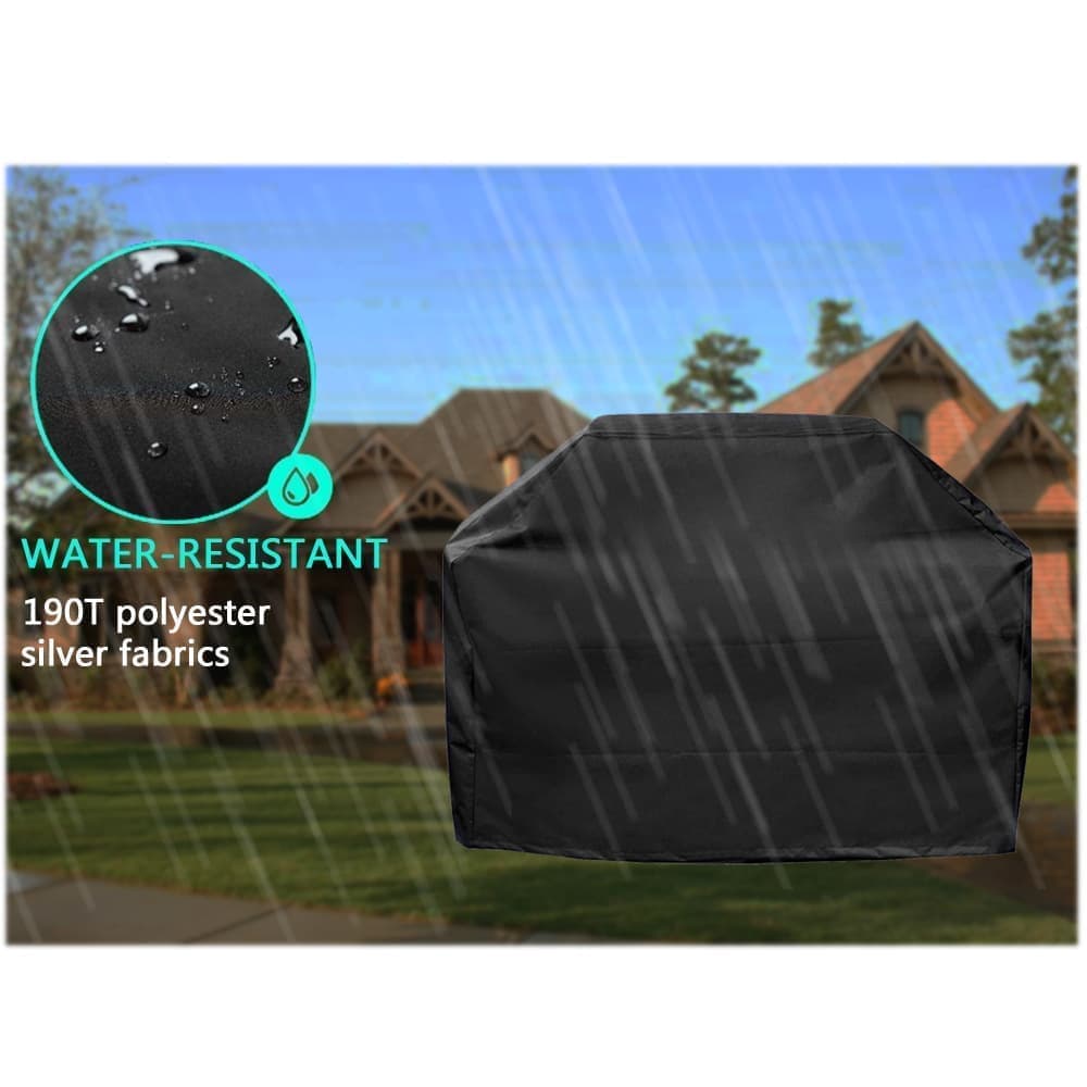 Waterproof BBQ Cover Oxford UV Protection, 145 x 61 x 117cm, for Garden Barbecue - Image 3