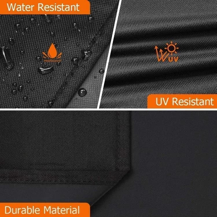 Waterproof BBQ Cover Oxford UV Protection, 145 x 61 x 117cm, for Garden Barbecue - Image 7