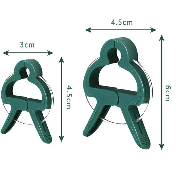 50-pack Plant Clamps for Trellis Support, 1.5 inch, 4.5cm x 6cm, Compatible with Plant Support Systems - Image 2