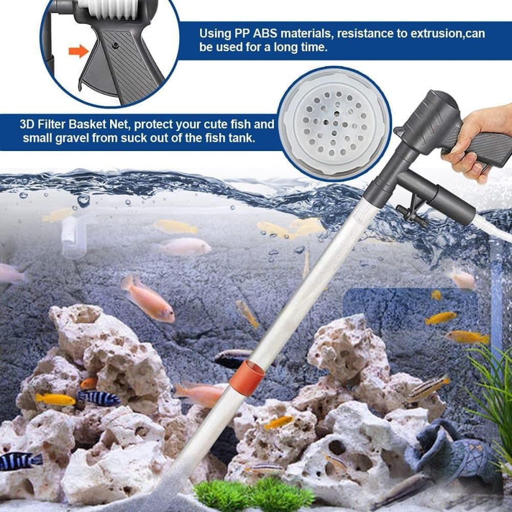 Aquarium Bottom Cleaner Set for Fish Tank, Effective Sand Cleaner, Compatible with Aquariums - Image 3