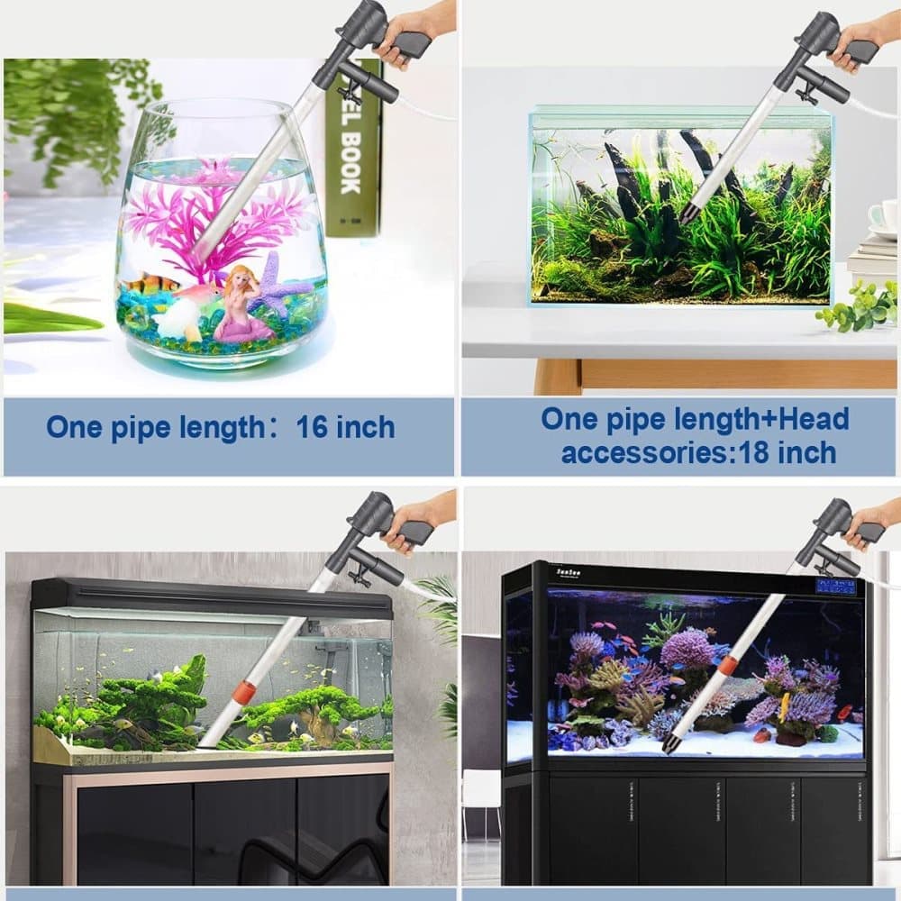 Aquarium Bottom Cleaner Set for Fish Tank, Effective Sand Cleaner, Compatible with Aquariums - Image 6