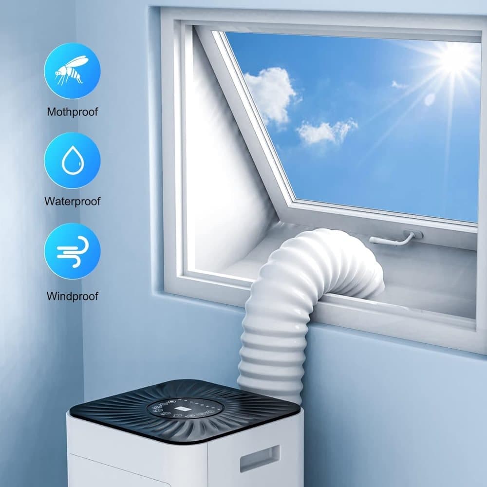 Water Repellent Window Sealing Cloth 400x37cm, Compatible with Portable Air Conditioners - Image 2