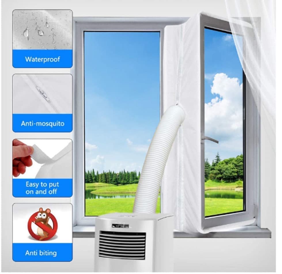 Water Repellent Window Sealing Cloth 400x37cm, Compatible with Portable Air Conditioners - Image 6