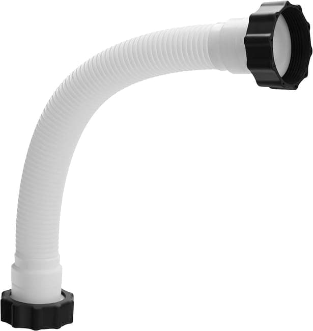 2-Pack Pool Sand Filter Pump Hoses, 15.8 Inch, Replacement for Above-Ground Pool Brine Filter Pumps - Image 1