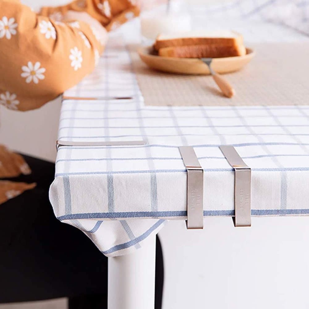 8 Picnic Table Cloth Clips, Elegant Solution for Table Setting, 8-pack - Image 3