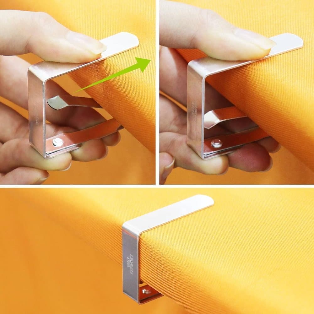 8 Picnic Table Cloth Clips, Elegant Solution for Table Setting, 8-pack - Image 4