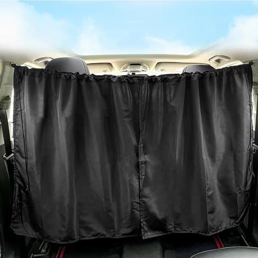 3-pack Car Sunshade Privacy Curtain with Mosquito Net, Fits Over Car Windows and Compartment - Image 5