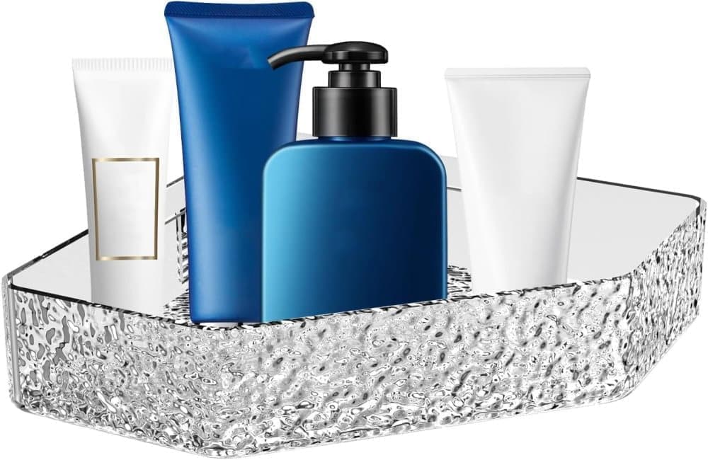 Hanging Shower Storage Shelf for Shampoo Soap and Bottles, No Drilling Bathroom Organizer - Image 1