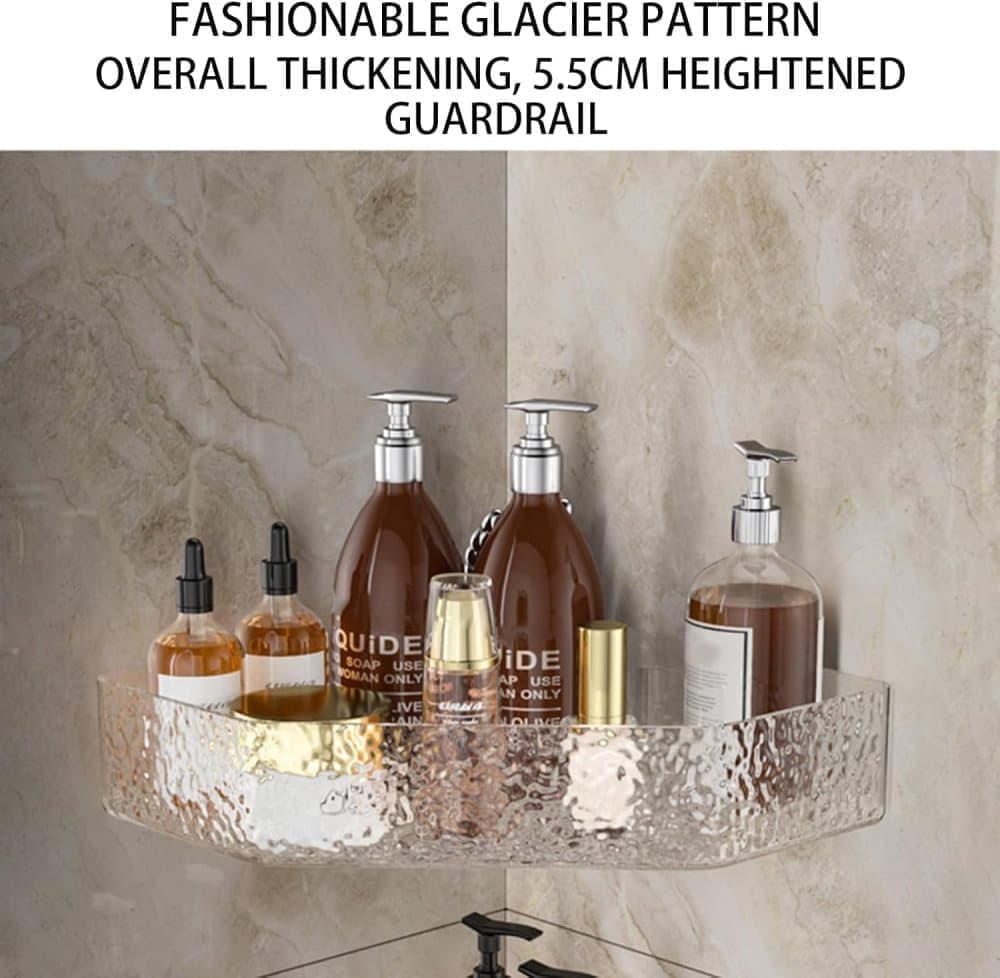 Hanging Shower Storage Shelf for Shampoo Soap and Bottles, No Drilling Bathroom Organizer - Image 2