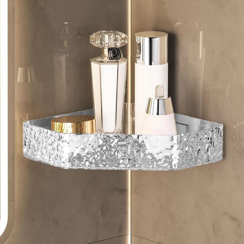 Hanging Shower Storage Shelf for Shampoo Soap and Bottles, No Drilling Bathroom Organizer - Image 3