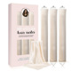 Heat-Free Hair Curlers 4-piece, Gentle Flexible Curling Rollers with Hook, No Heat Hair Care, Wood - Image 1