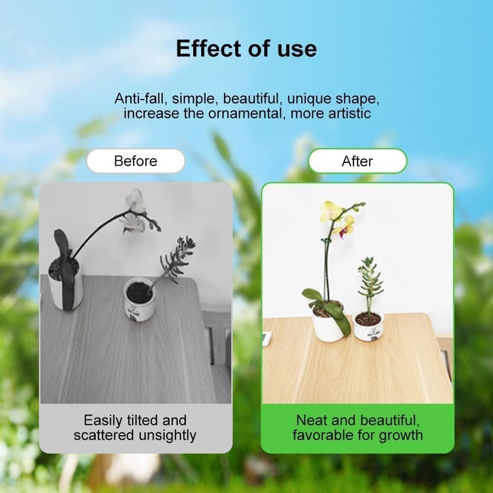10-Pack Plant Support Flower Stakes for Potted Plants, 12 Inches - Image 5