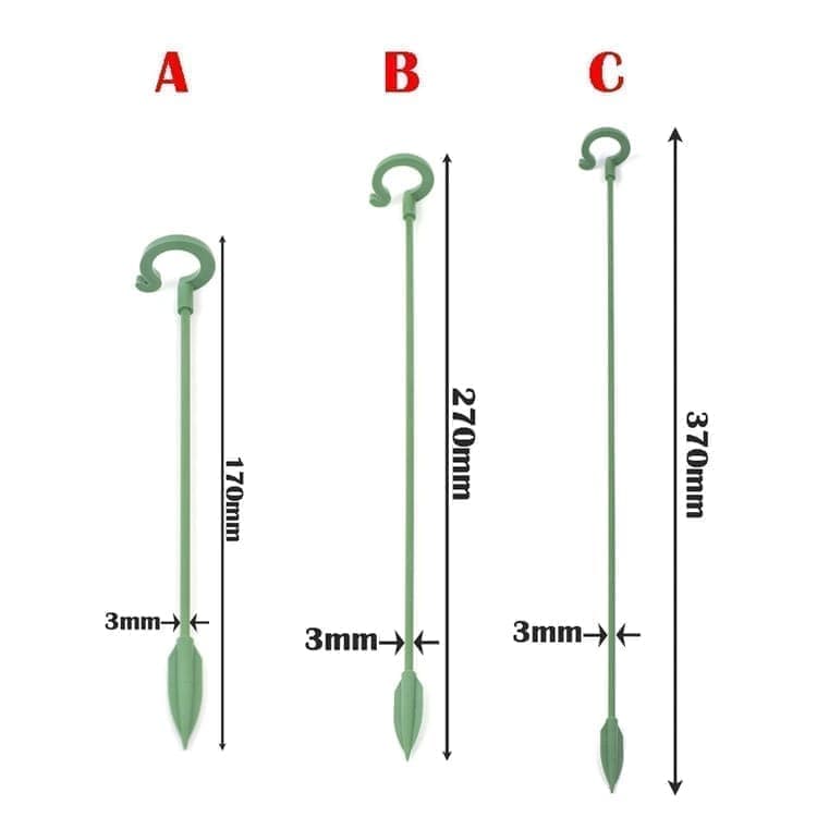 10-Pack 12-Inch Plant Support Stakes for Potted Plants, Compatible with All Brands - Image 3