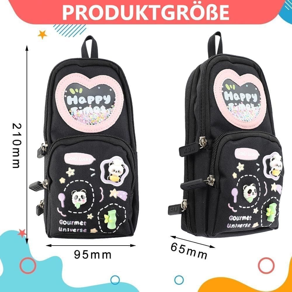 Large Capacity Multifunctional Pencil Case with Compartments for Students and Office, SZ5 - Image 2