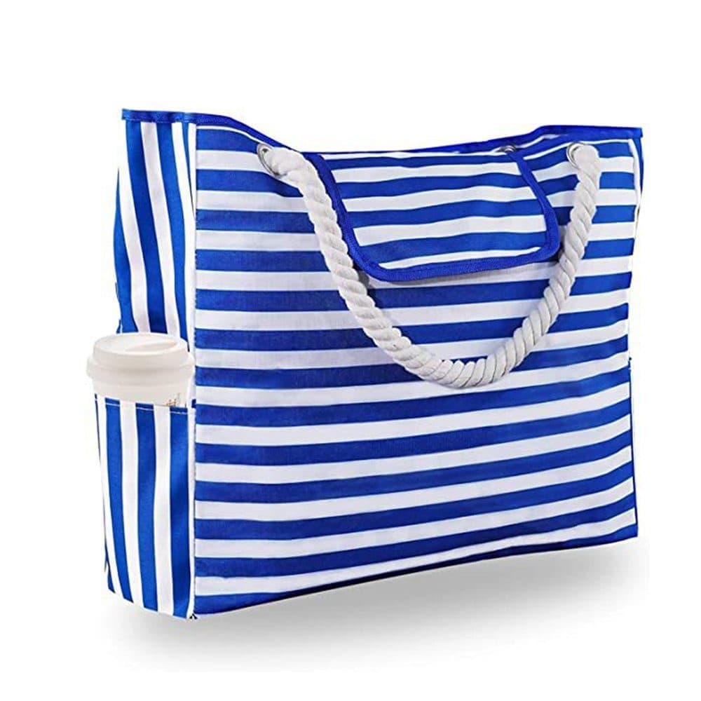 Beach Picnic Bag Large, Blue - Image 1