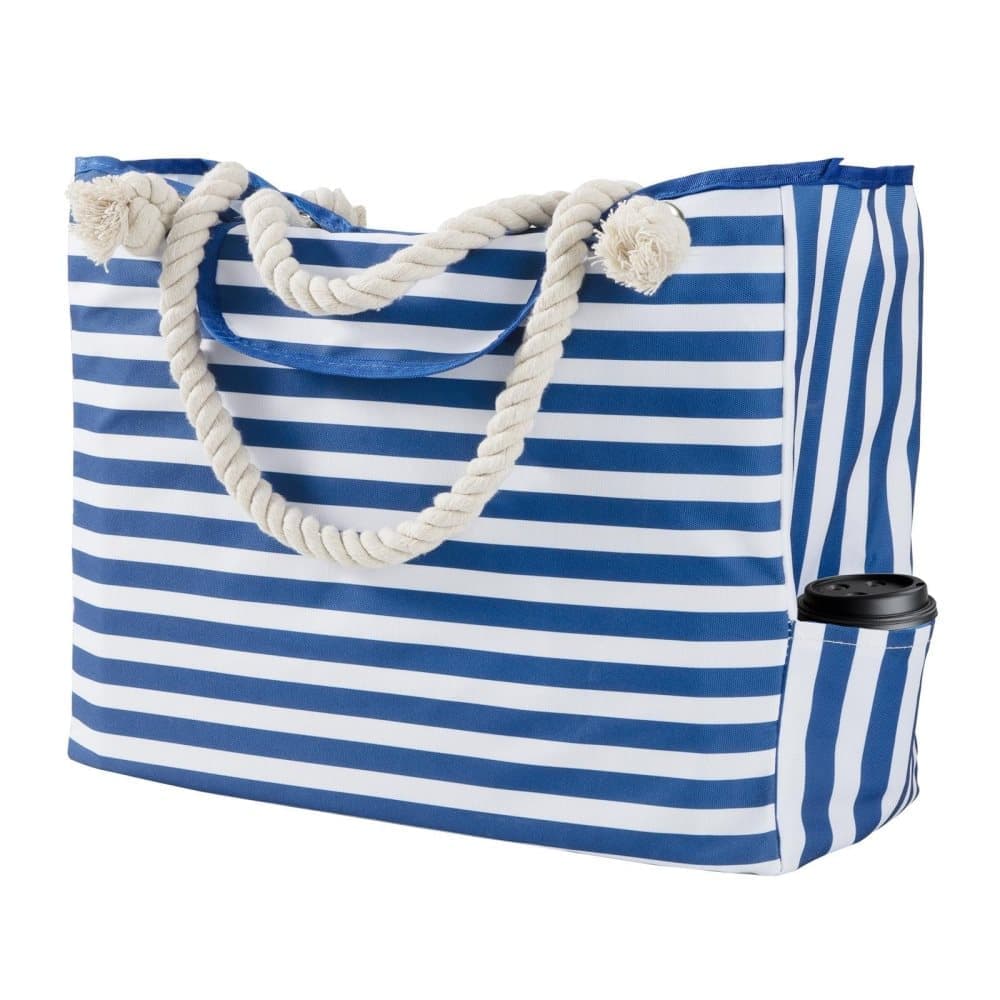Beach Picnic Bag Large, Blue - Image 4