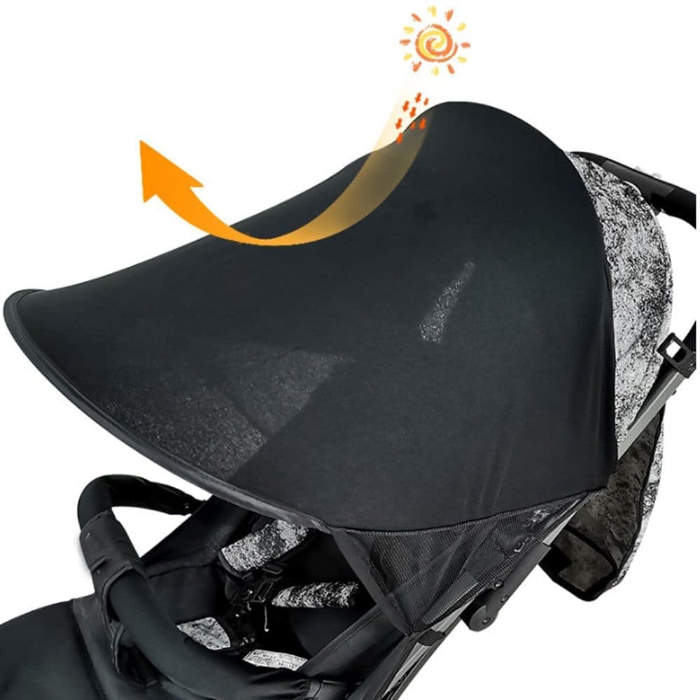 UPF50+ Stroller Cover Sun Protection Breathable Comfortable, Fits Most Strollers and Highchairs - Image 2