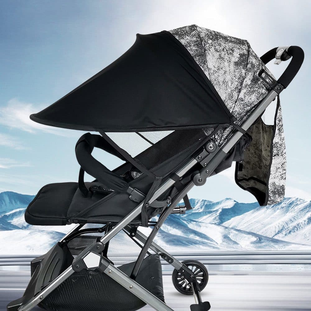 UPF50+ Stroller Cover Sun Protection Breathable Comfortable, Fits Most Strollers and Highchairs - Image 3