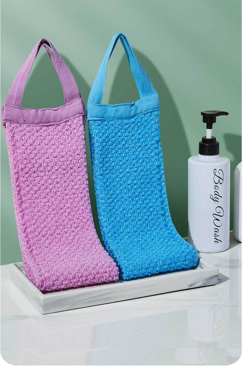 Exfoliating Body Scrub & Back Scrub for Shower, Deep Cleansing, Easy Assembly, Smooth Washing - Image 4