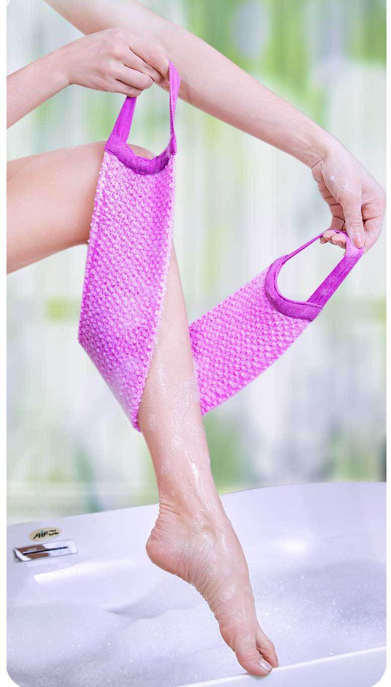 Exfoliating Body Scrub & Back Scrub for Shower, Deep Cleansing, Easy Assembly, Smooth Washing - Image 7