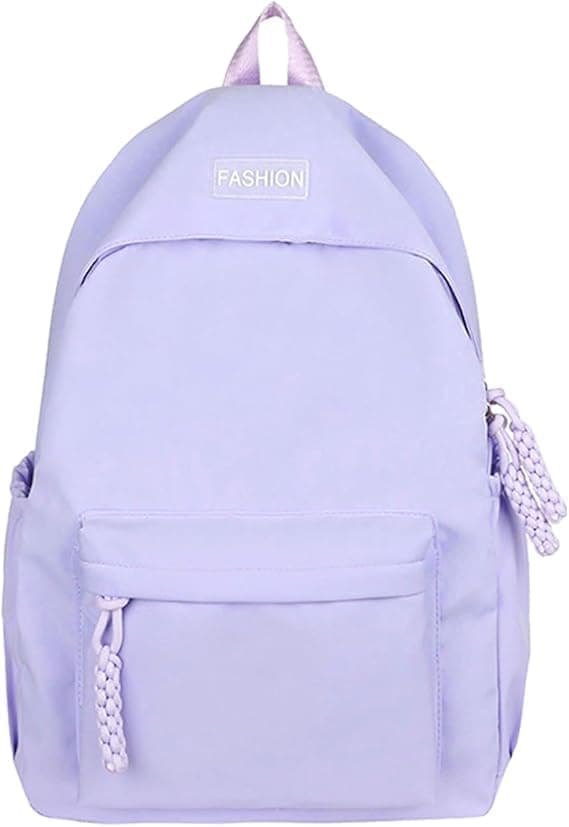Waterproof Kids Backpack Lightweight School Travel Bag for Children, Purple - Image 1