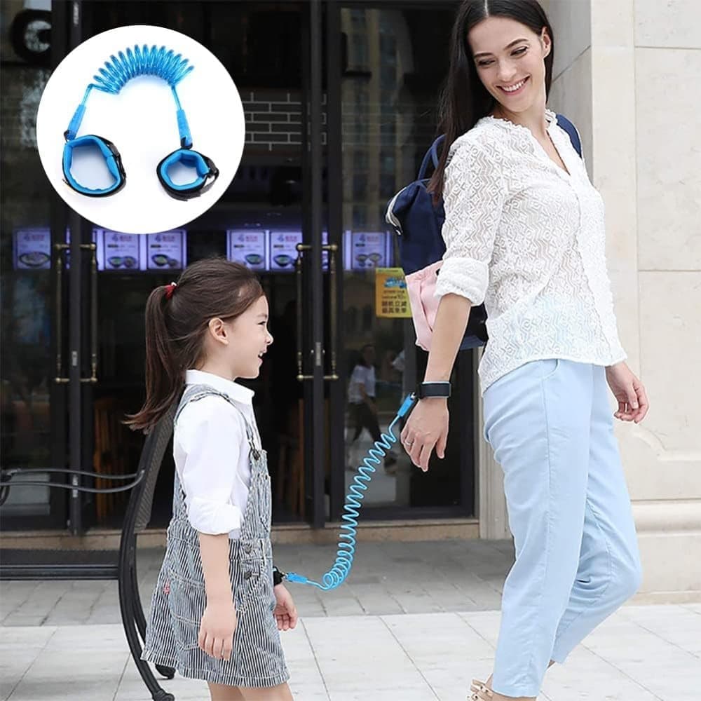 165 cm Kids Safety Leash Wrist Harness with Strap, Blue, for Children - Image 3