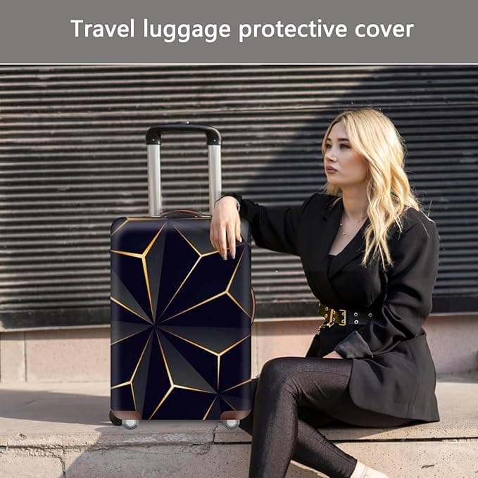 1 Piece(s) Elastic Suitcase Cover Travel Luggage Protection Scratch Resistant Washable Trolley Case Cover, 18-20inch - Image 5