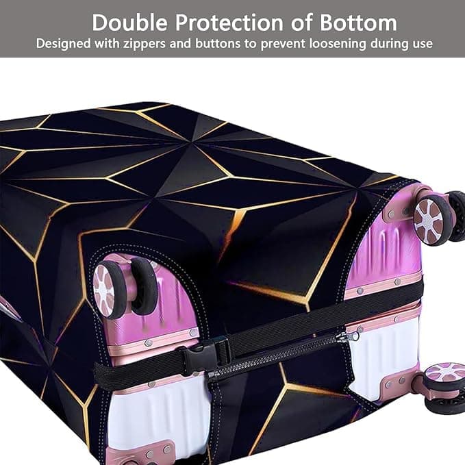 1 Pack Elastic Suitcase Cover Travel Luggage Protection Scratch Resistant Washable Trolley Case Cover, L(26-28INCH) - Image 7