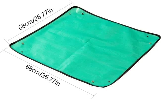 2-Pack Foldable Waterproof Garden Planting Mats, 68x68cm, Portable for Transplanting Succulents Indoors - Image 2