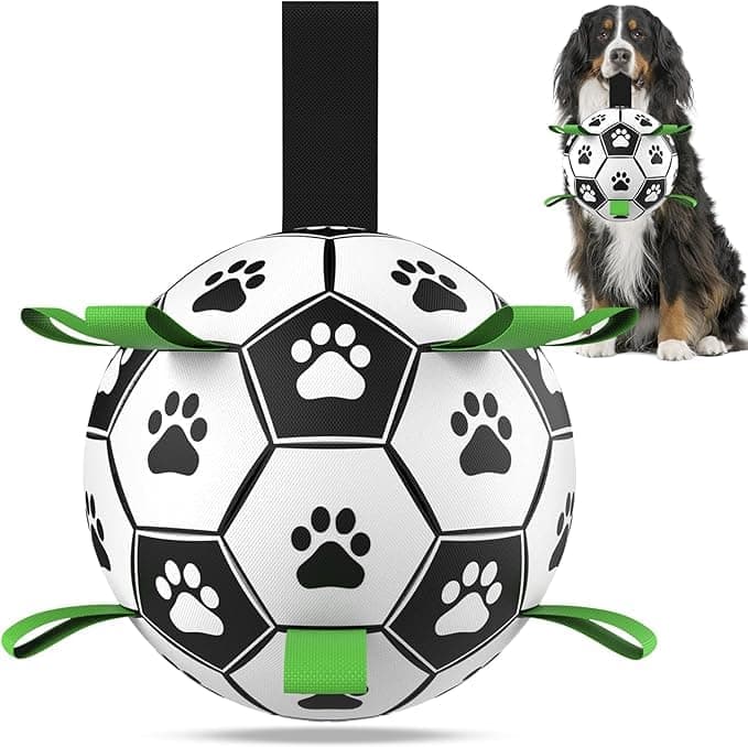 Durable Interactive Dog Ball with Air Needle, 15cm - Image 1