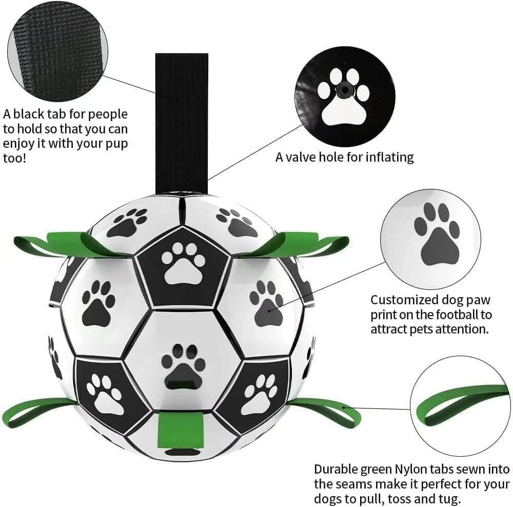 Durable Interactive Dog Ball with Air Needle, 15cm - Image 3