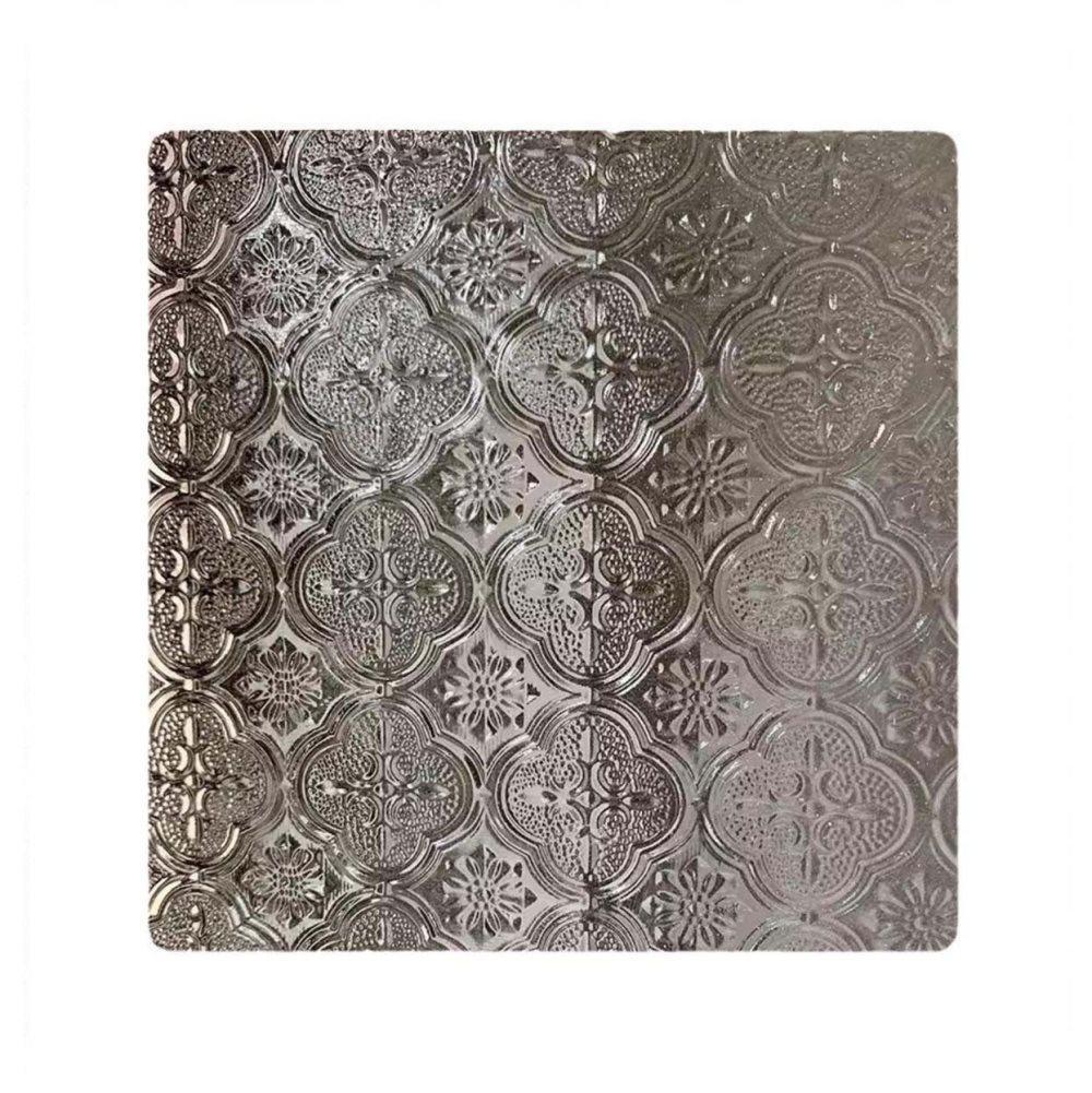 50cmx3m 3D Window Film Self-Adhesive Privacy UV Heat Protection Decorative Reusable for Bathroom Home and Office Glass - Image 1