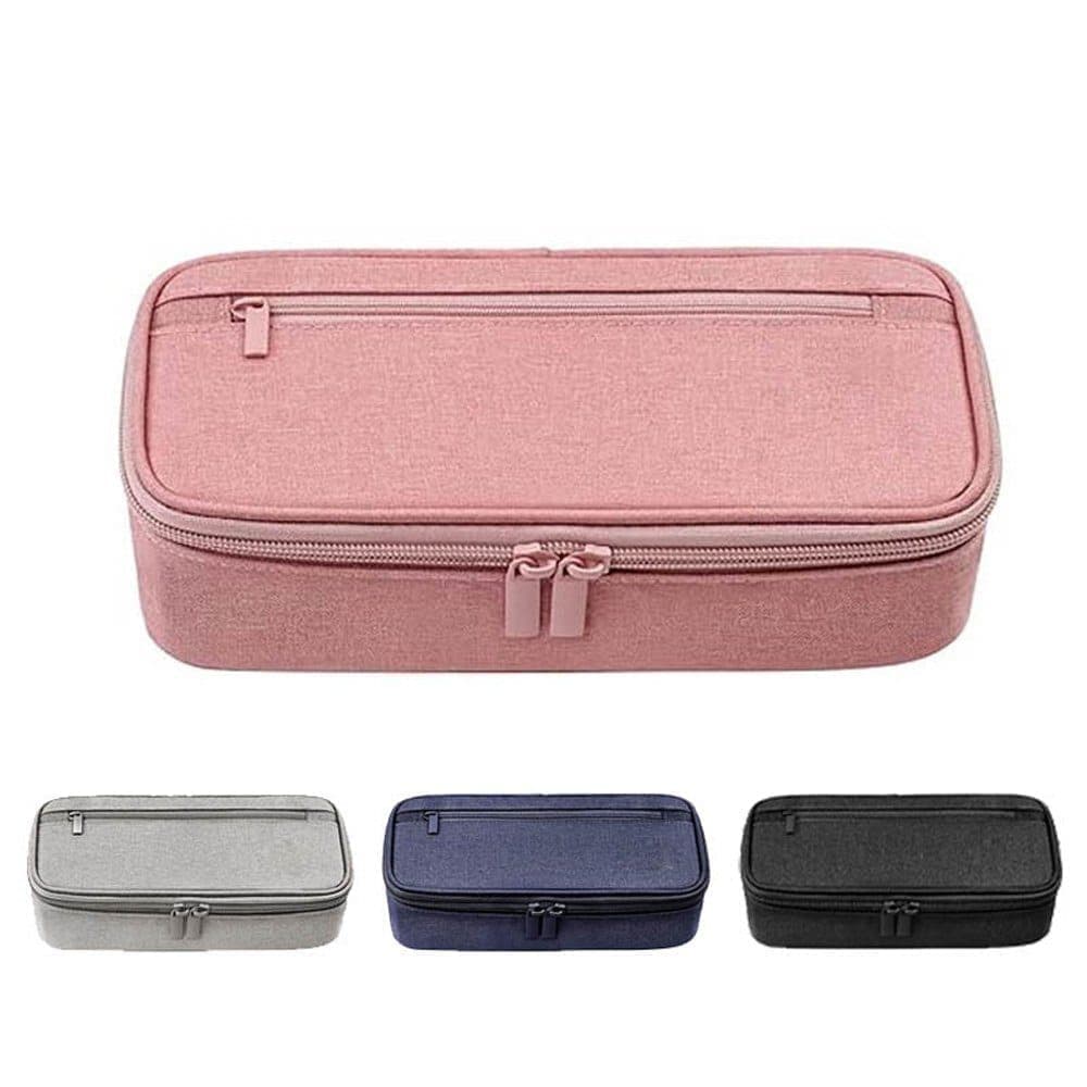 Large Capacity Pencil Case Light Blue, Multifunctional Lightweight Durable Organizer for Students and Office - Image 7
