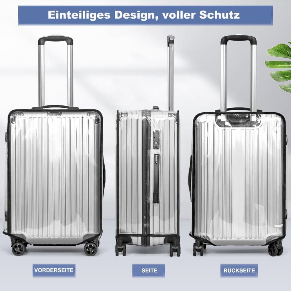 Transparent Protective Case for Suitcase, Waterproof Dustproof Durable Extra Thick Protection, 28 inch - Image 6