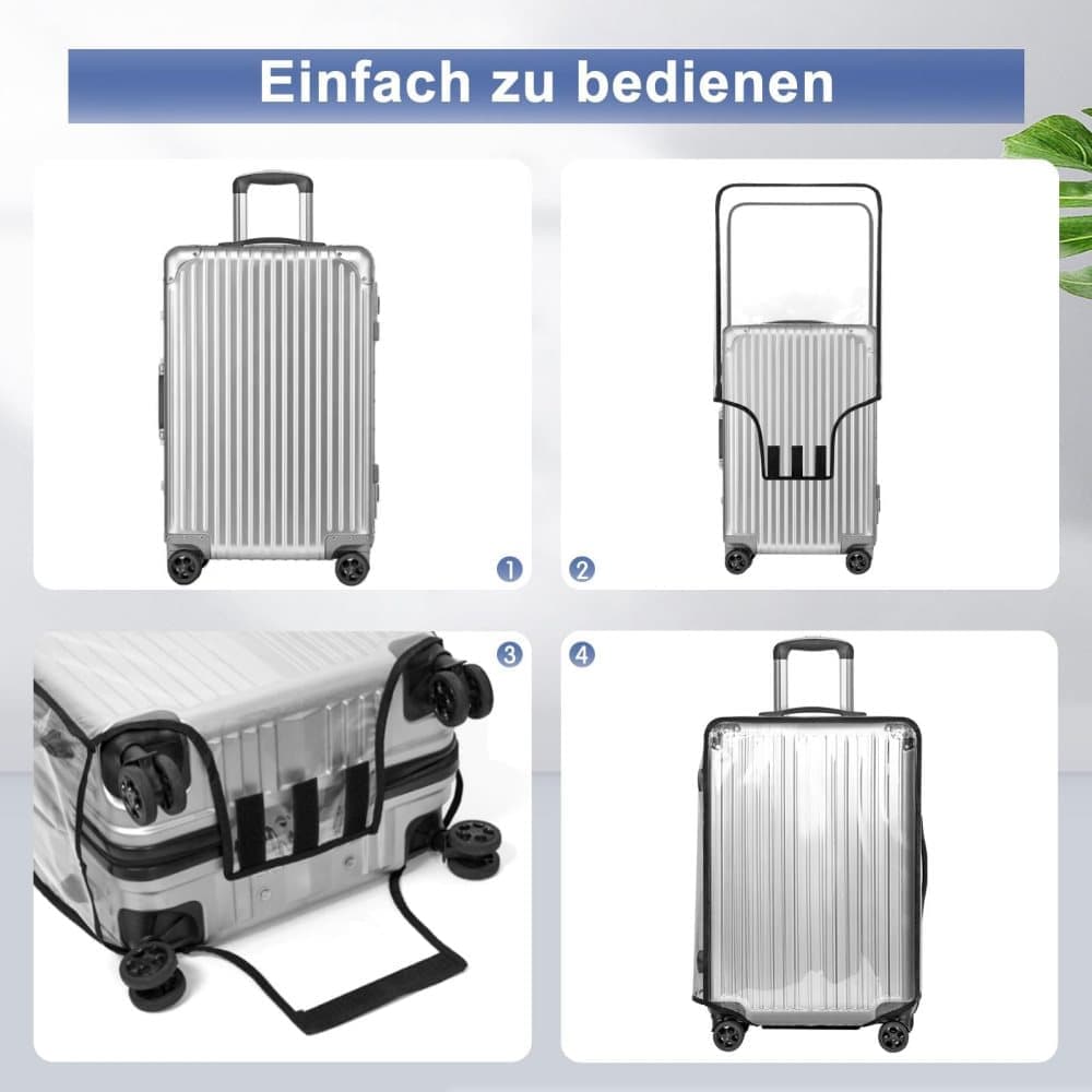 Transparent Protective Case for Suitcase, Waterproof Dustproof Durable Extra Thick Protection, 28 inch - Image 8
