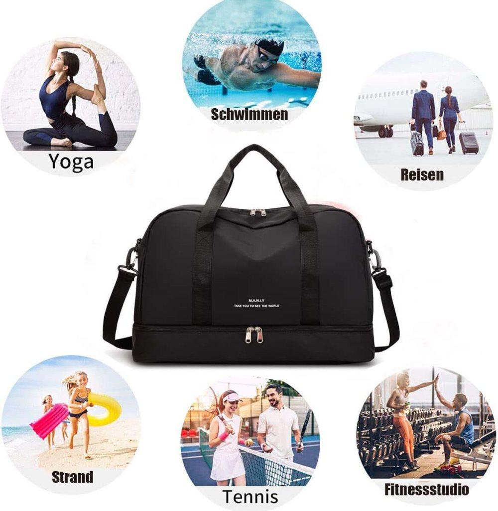 Large Capacity Waterproof Nylon Sport Gym Bag for Women and Men - Image 5