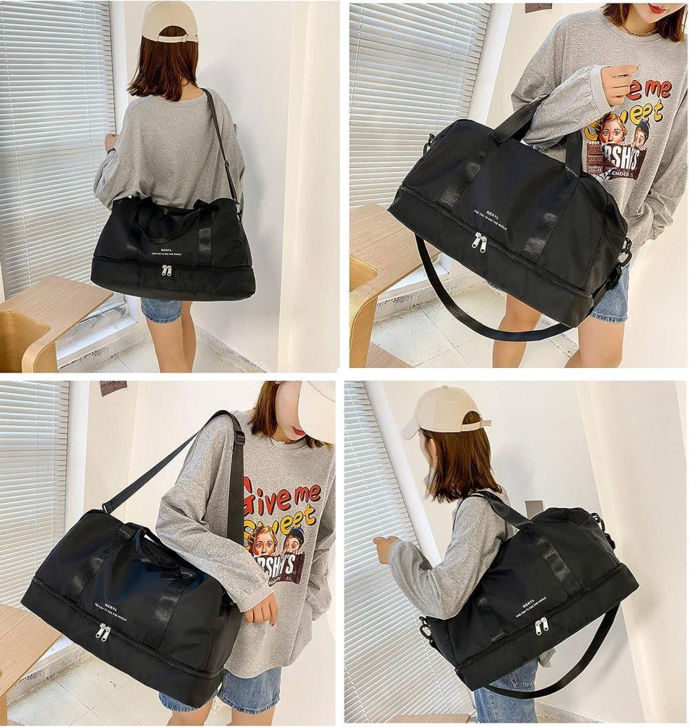 Large Capacity Waterproof Nylon Sport Gym Bag for Women and Men - Image 7