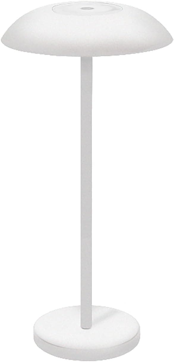 Rechargeable Wireless LED Table Lamp with Adjustable Brightness, 2600mAh Battery, Portable Bedside Lamp, White - Image 1