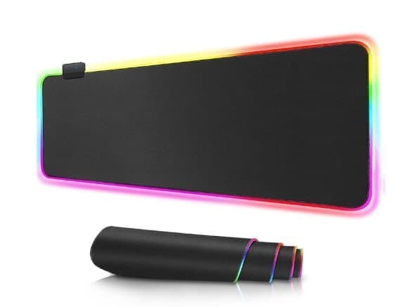 80x30cm RGB Gaming Mouse Pad with LED Light - Image 1