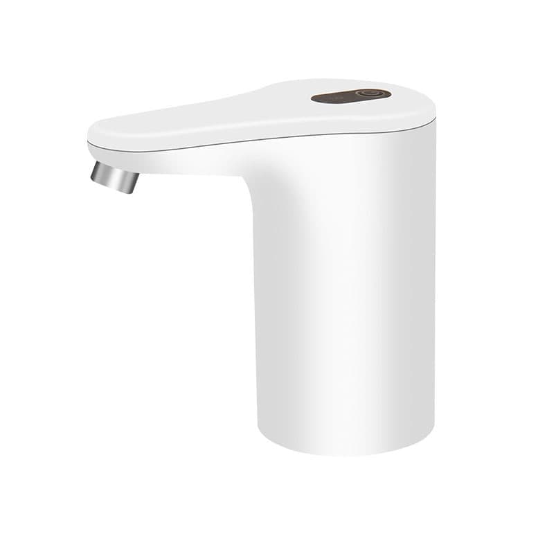 Electric Water Pump Automatic Dispenser with USB Charging for Water Refilling and Cold Water Distribution, White - Image 1