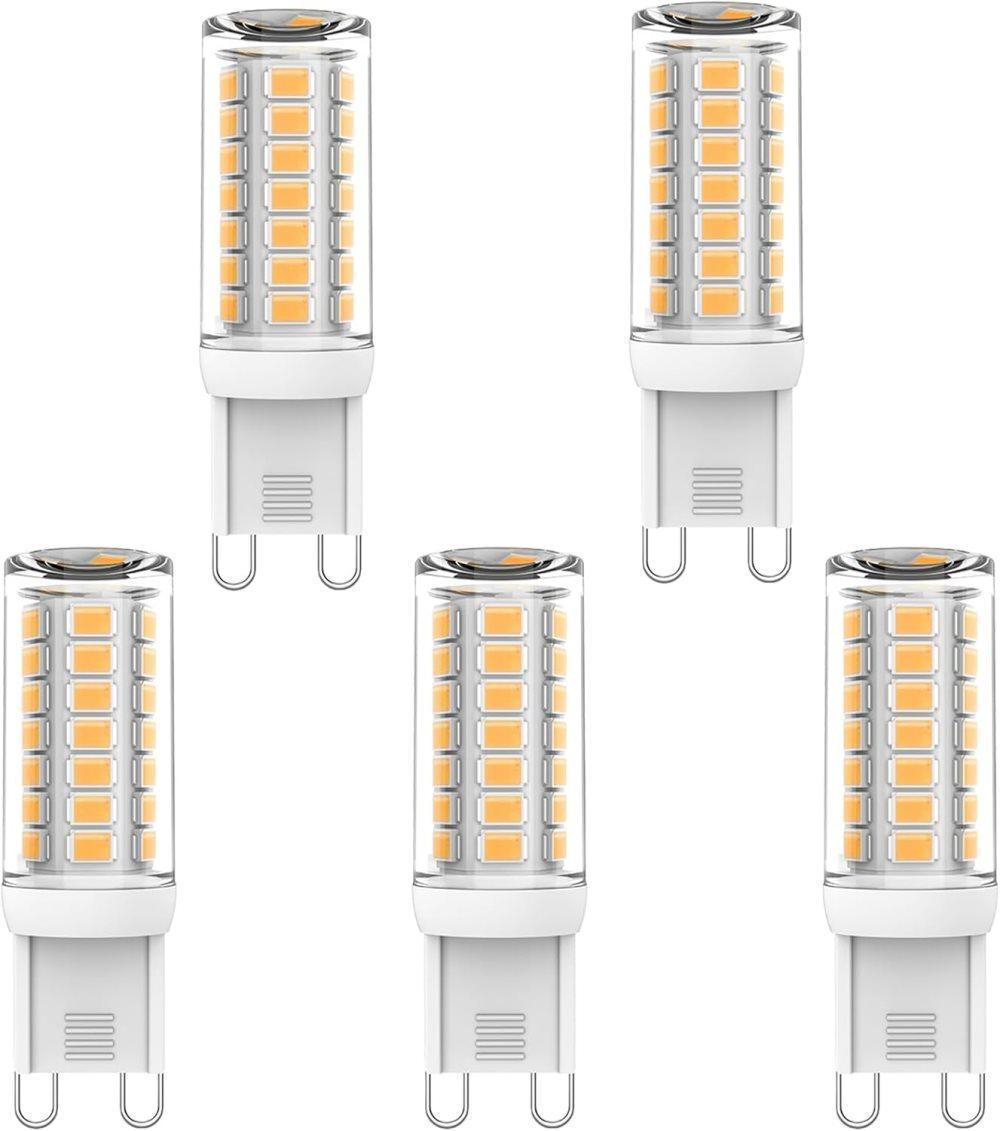 5pcs G9 LED Bulbs 3W White Light - Image 1