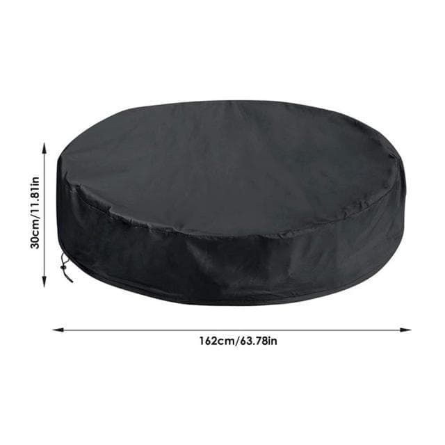 1 Round Pool Cover, 162x30cm, for Children, Sandbox & Toys Protection, Sun Protection, Dog Pool Cover - Image 2